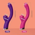 Vibrador 2 En 1 con Lengua Baja Silencioso Premium - Imagen 3