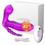 Vibrador con Succionador y Calentador con Control Remoto - Imagen 12