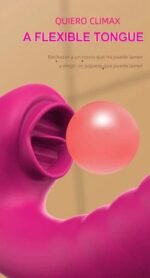 Vibrador 2 En 1 con Lengua Baja Silencioso Premium - Imagen 5