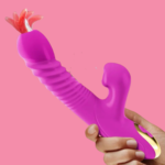 Vibrador de Empuje con Lengua Silencioso Premium - Imagen 2