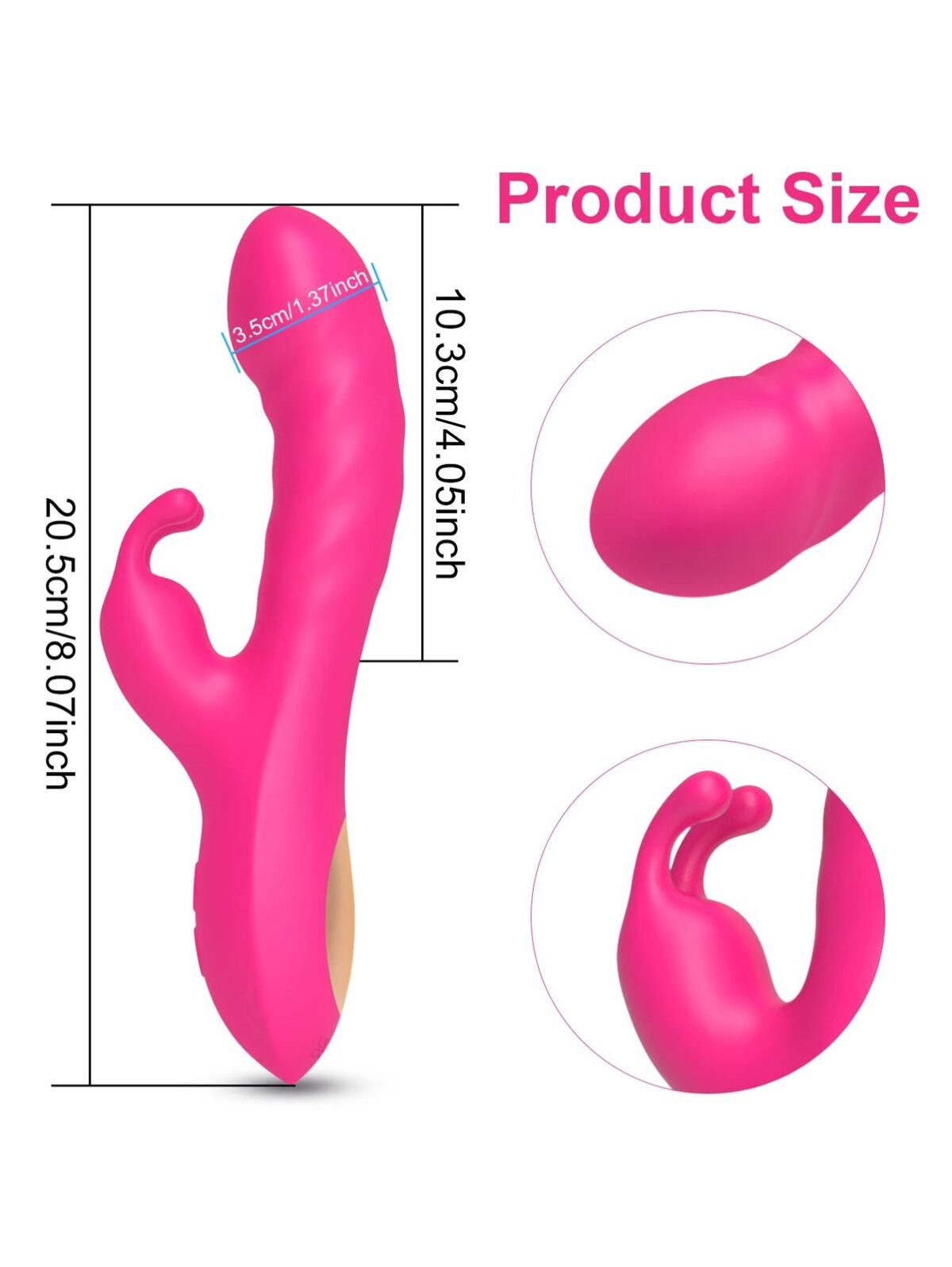 Vibrador de Conejo Silencioso Premium - Imagen 11