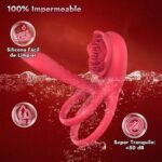 Anillo Vibrador para El Pene con Vibrador Clitorial Silencioso - Imagen 6