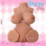 Torso Muñeca Sexual con Función de Succión y Vibración - Imagen 2