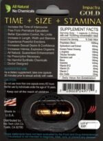 Ibiza Gold Pastilla Vigorizante para Hombre 2000mg - Imagen 3