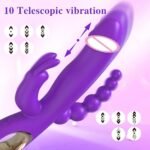 Vibrador de Conejo 3 En 1 Silencioso Premium - Imagen 3