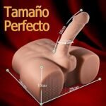 Torso Sexual Masculino 2 En 1 con Consolador 16cm Flexible y - Imagen 6