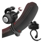 Anillo Vibrador para Pene con Cepillo Estimulador de Clítoris | - Imagen 2