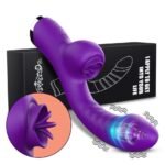 Vibrador 2 En 1 con Lengua Baja Silencioso Premium - Imagen 10