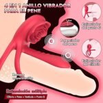 Anillo Vibrador para El Pene con Vibrador Clitorial Silencioso - Imagen 2