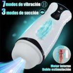 Masturbador Masculino Chupador Automático, 3 En 1 con 10 - Imagen 2