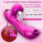 Vibrador de Empuje con Lengua Silencioso Premium - Imagen 5