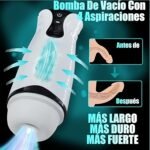 Masturbador Masculino Chupador Automático, 3 En 1 con 10 - Imagen 7