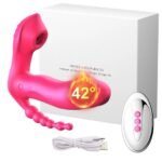 Vibrador con Succionador y Calentador con Control Remoto - Imagen 10