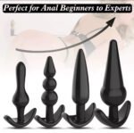 Kit Plug Anal Silicona para Principiantes Diseño Seguro