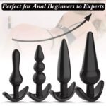 Kit Plug Anal Silicona para Principiantes Diseño Seguro