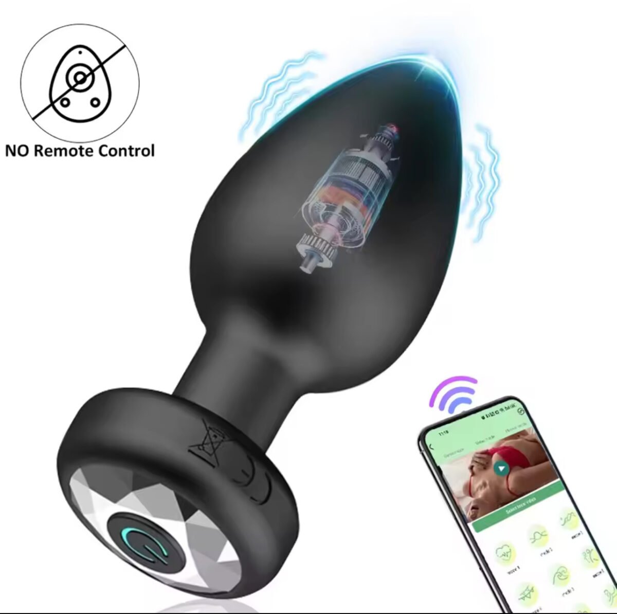 Plug Anal con Luz App Diseño Seguro - Imagen 5