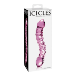 Dildo de Cristal Doble Premium Icicles Térmico