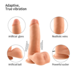 Dildo Vibrador 6.9 Textura Natural - Imagen 4
