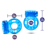 Anillo Vibrador Reusable Stay Hard Erc02 Silencioso Premium - Imagen 4