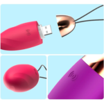 Huevo Bala Vibrador Usb Recargable | 10 Frecuencias, Impermeable - Imagen 4