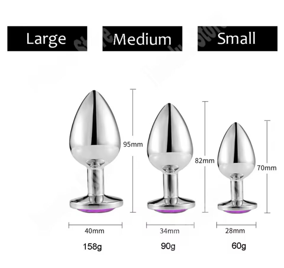 Plug Metálico Grande Diseño Seguro - Imagen 3