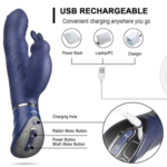 Vibrador Conejo para Punto G | 10 Modos, Silicona Médica, Usb - Imagen 2
