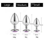 Plug Anal Metálico Chico Diseño Seguro - Imagen 3