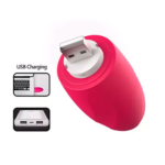 Huevo Bala Vibrador Usb Recargable | 10 Frecuencias, Impermeable - Imagen 2