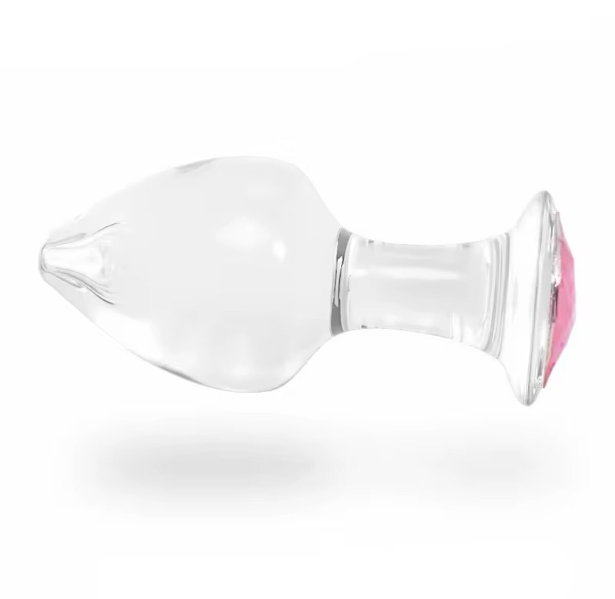 Plug Anal Cristal Mediano 34mm Diseño Seguro - Imagen 2