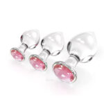 Plug Anal de Cristal 28 mm | Kit