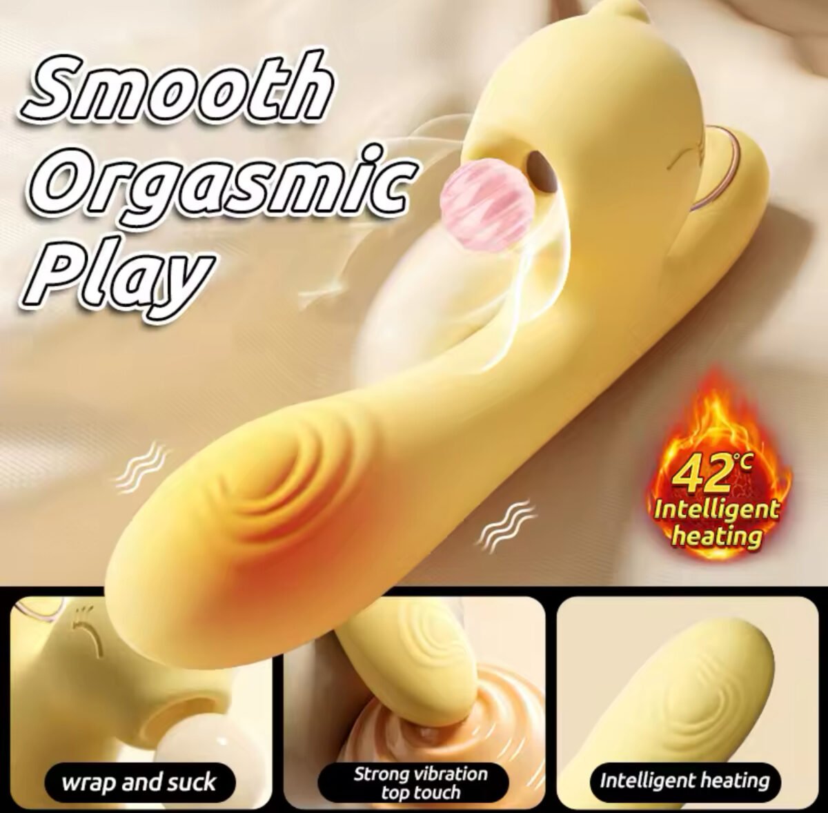 Mini Vibrador con Succion Silencioso Premium - Imagen 3