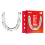 Dildo Doble Cabeza 40cm Cristal