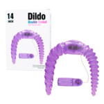 Dildo Doble con Vibración 35cm 15cm de Cada Lado | Textura