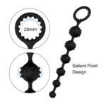 Estimulador Anal de Prostata Toto Anillo Black para Pene con Ano - Imagen 4