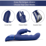 Vibrador Conejo para Punto G | 10 Modos, Silicona Médica, Usb - Imagen 3