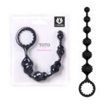 Estimulador Anal de Prostata Toto Anillo Black para Pene con Ano