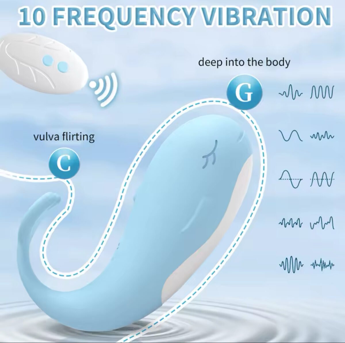 Vibrador Ballenita Control Temperatura Silencioso Premium - Imagen 3