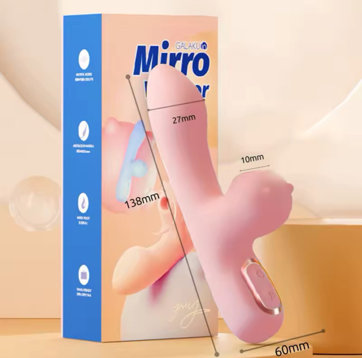 Mini Vibrador con Succion Silencioso Premium - Imagen 9
