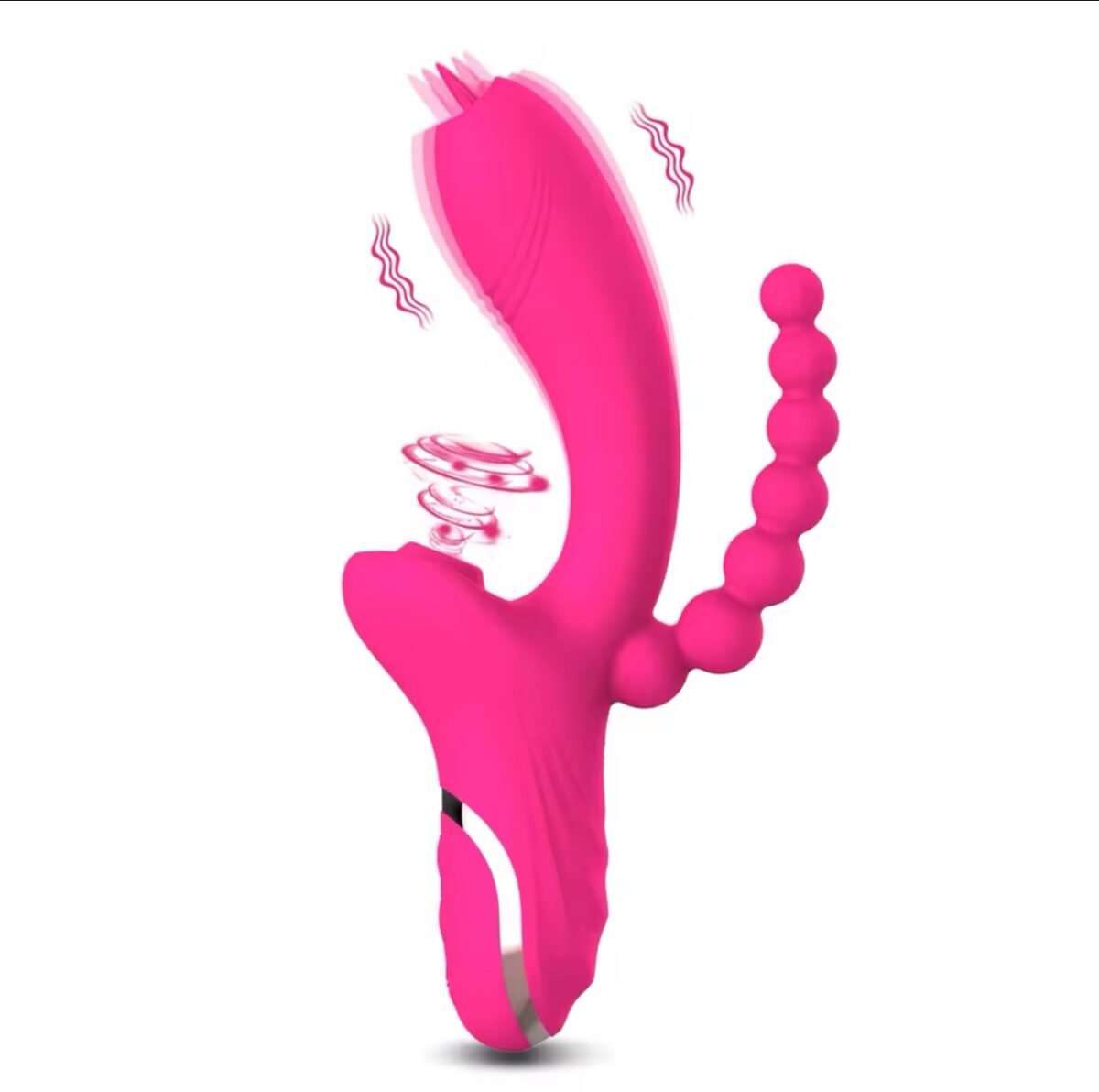 Vibrador Anal con Lengua Silencioso Premium - Imagen 2