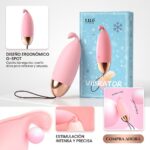 Mini Bala Vibradora Premium LILO | Estimulador de Clítoris de Silicona con Punta Flexible y Cordón - Imagen 6