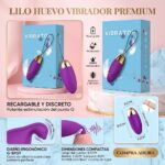 LILO Huevo Vibrador Premium | Estimulador Ergonómico del Punto G Recargable e Impermeable - Imagen 8