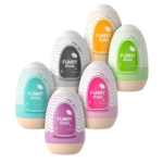 Huevo Masturbador Compacto Funny Egg | Masturbador Masculino Texturizado por Pieza