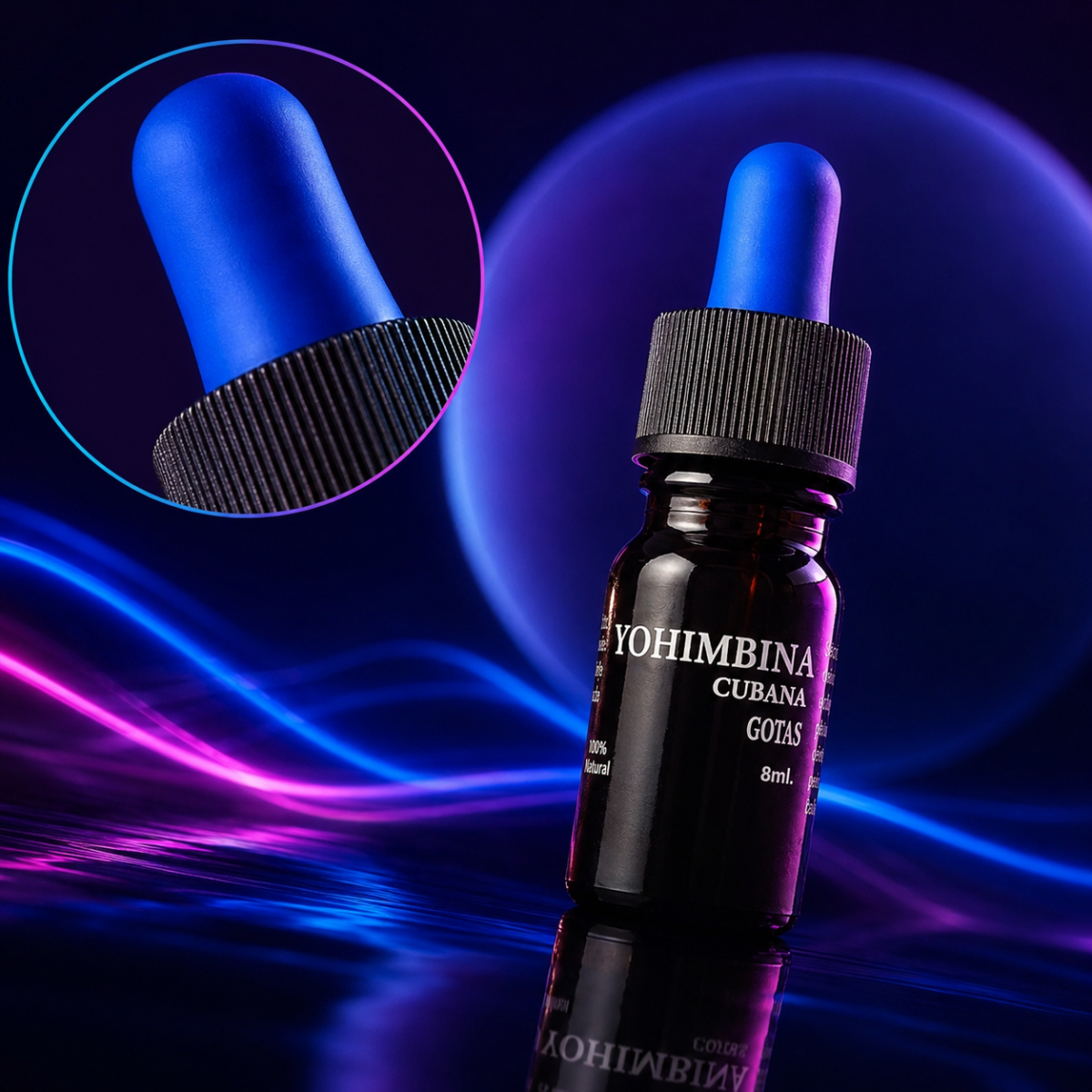 Yohimbina Cubana Gotas 8 ml | Potente Fórmula - Imagen 2