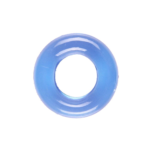 Anillo para Pene Económico Tipo Dona Azul Cristal | Anillo Retardante Elástico Individual