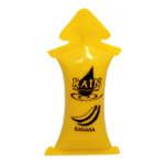Sobre amarillo de gel íntimo con ilustración de plátano