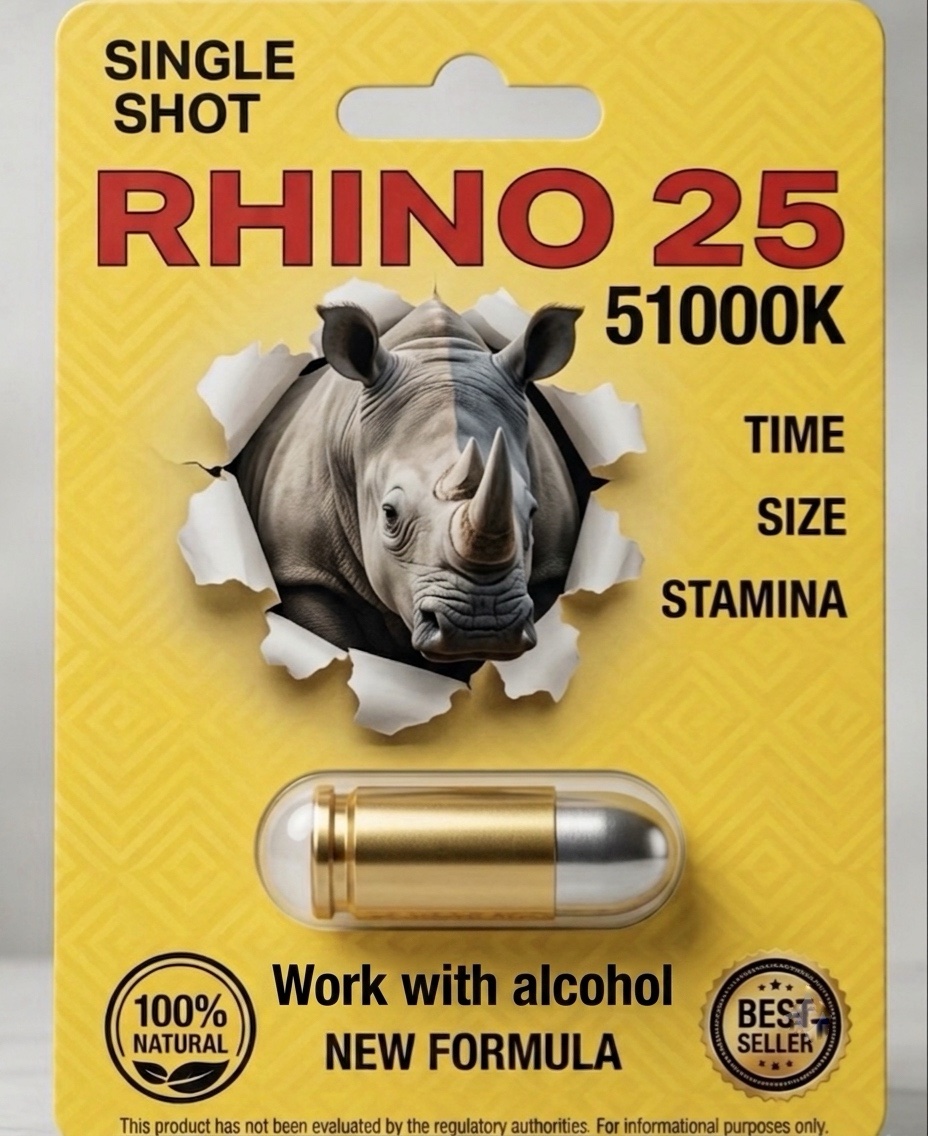 img_5770 Potenciador Masculino Rhino 25 51000K | Cápsula Individual Extra Fuerte - Imagen 1