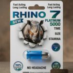 Potenciador Masculino Rhino 7 Platinum 5000 | Cápsula Premium de Acción Rápida (Toma Única)