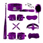 Kit de Iniciación BDSM Profesional | Set de 10 Piezas Ajustables con Forro Acolchado