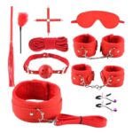 Kit de Iniciación BDSM Profesional | Set de 10 Piezas Ajustables con Forro Acolchado - Imagen 2