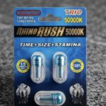 Potenciador Masculino Rhino Rush Trio 50000K | Pack de 3 Cápsulas de Máxima Duración